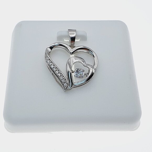 "#925 Sterling Silver Cubic Zircon Pendant for Women/Girls, US925P1142 - Picture 9 of 9